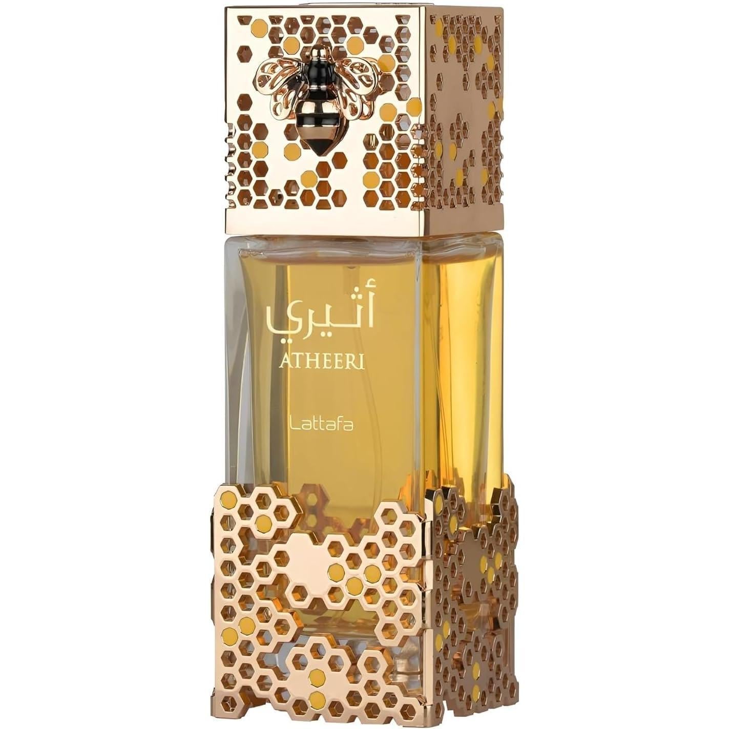 Lattafa - Atheeri Eau De Parfum 100ml, Fragranza Floreale Orientale Sensuale e Raffinato per Donna, Note di Passiflora e Orchidea