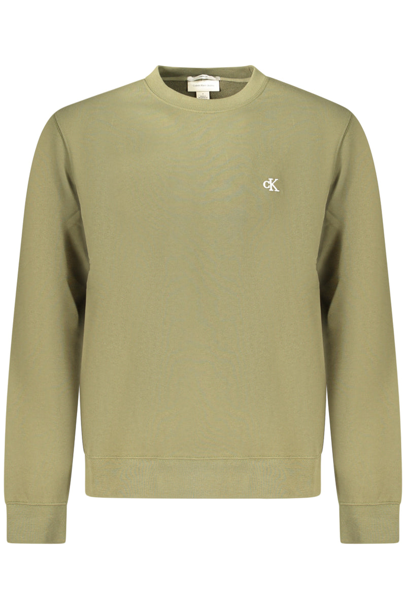 Calvin Klein Felpa Senza Zip Uomo Verde