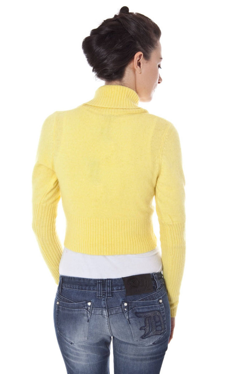 Datch Coprispalle Maniche Lunghe Donna Giallo