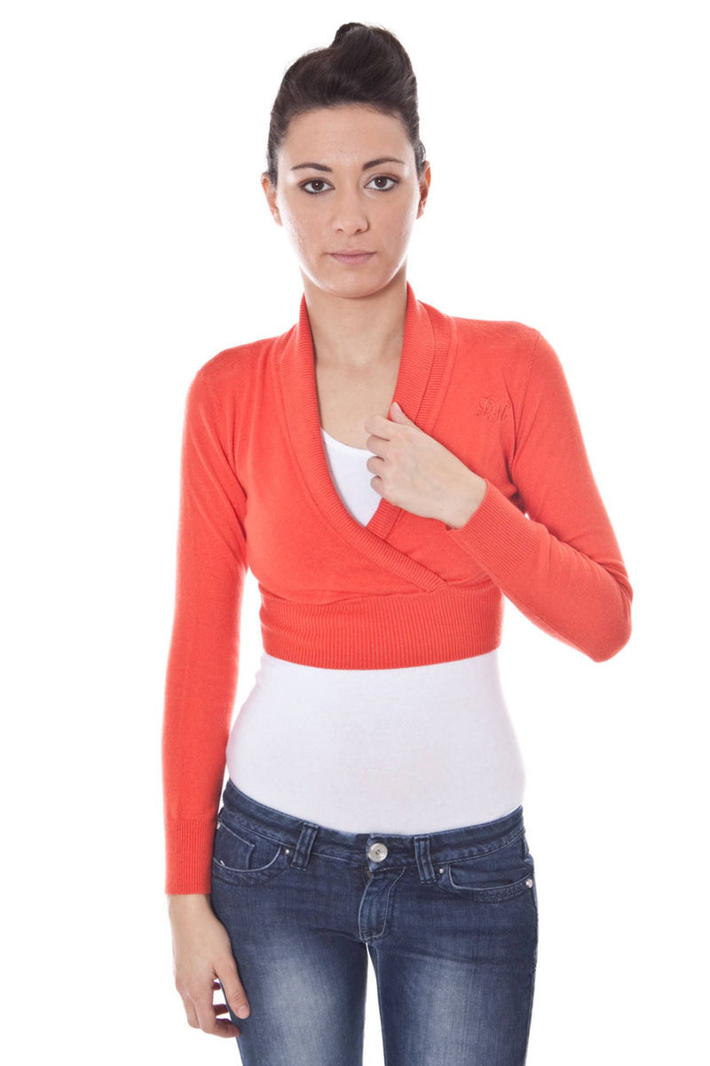 Datch Coprispalle Maniche Lunghe Donna Rosso