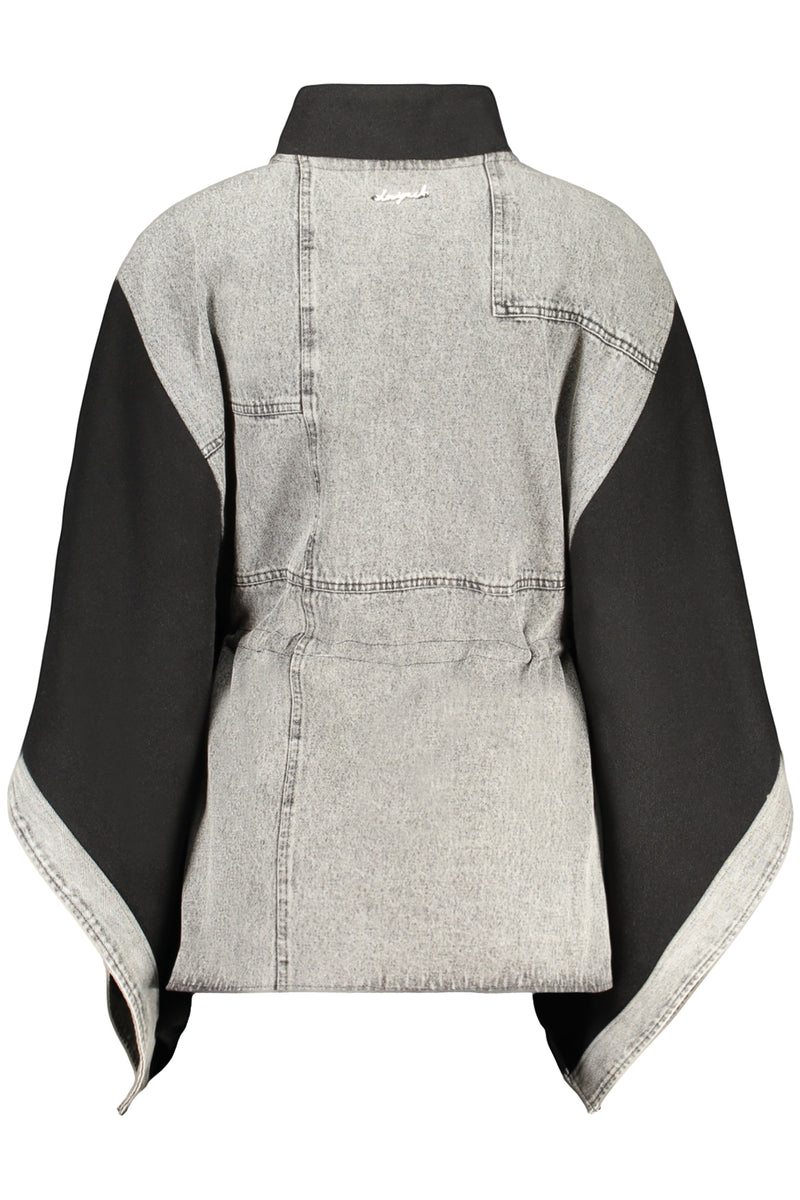Desigual Poncho Donna Nero