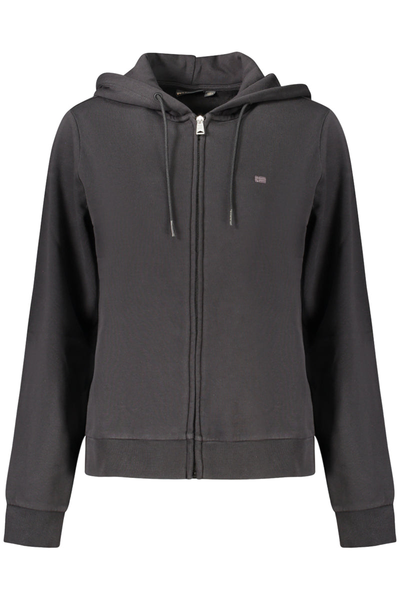 Napapijri Felpa Con Zip Donna Nero