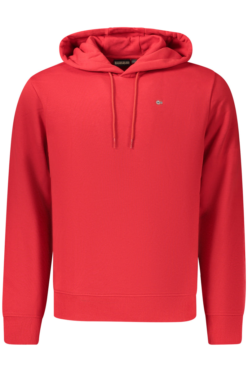Napapijri Felpa Senza Zip Uomo Rosso