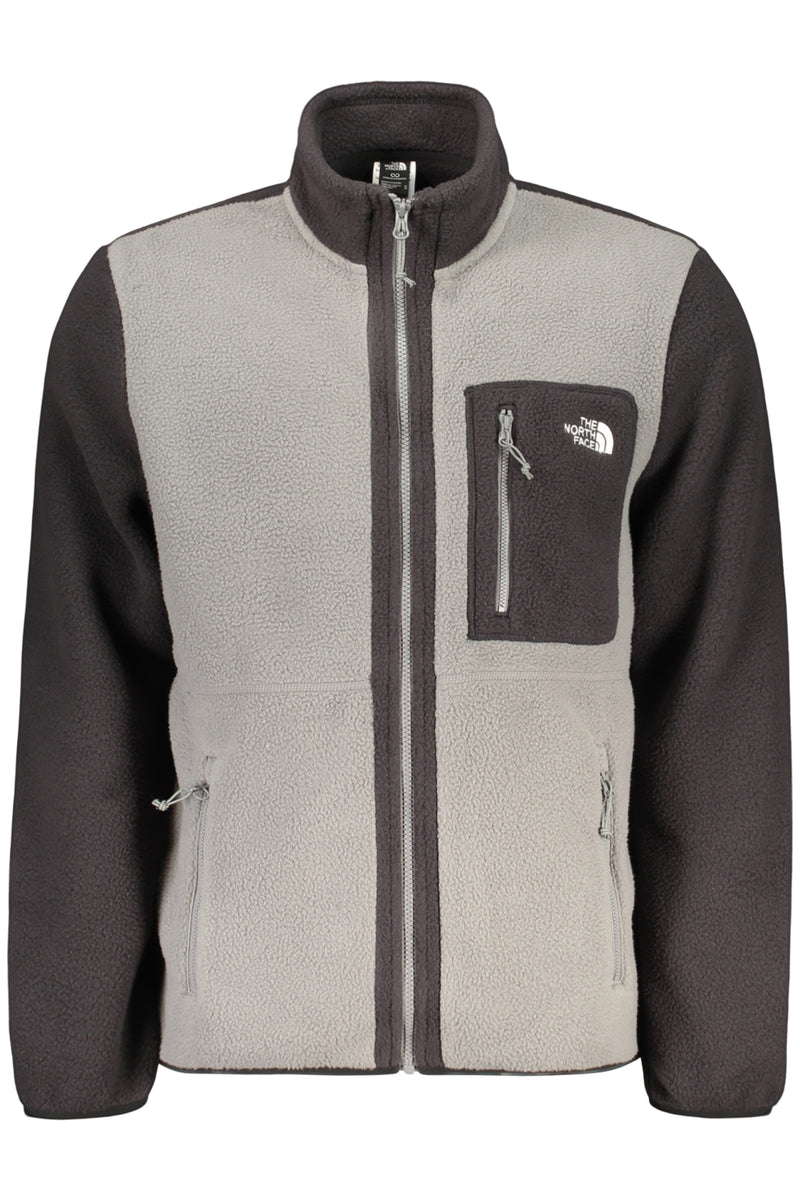 The North Face Felpa Con Zip Uomo Grigio