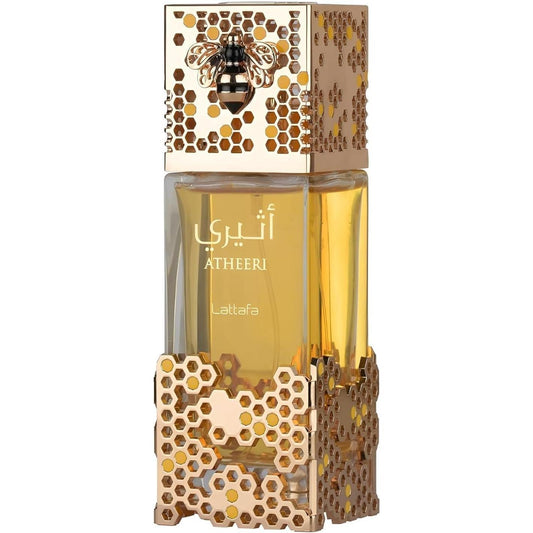 Lattafa - Atheeri Eau De Parfum 100ml, Fragranza Floreale Orientale Sensuale e Raffinato per Donna, Note di Passiflora e Orchidea
