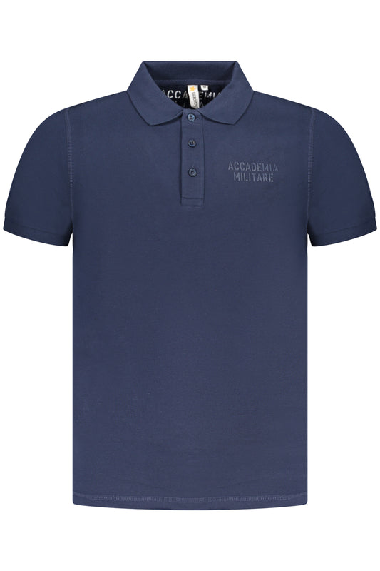 ACCADEMIA MILITARE POLO MANICHE CORTE UOMO BLU