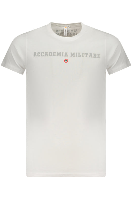 ACCADEMIA MILITARE T-SHIRT MANICHE CORTE UOMO BIANCO