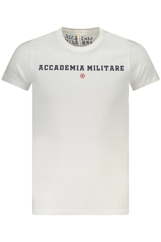 ACCADEMIA MILITARE T-SHIRT MANICHE CORTE UOMO BIANCO