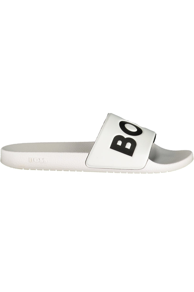 Boss Calzatura Ciabatta Uomo Bianco