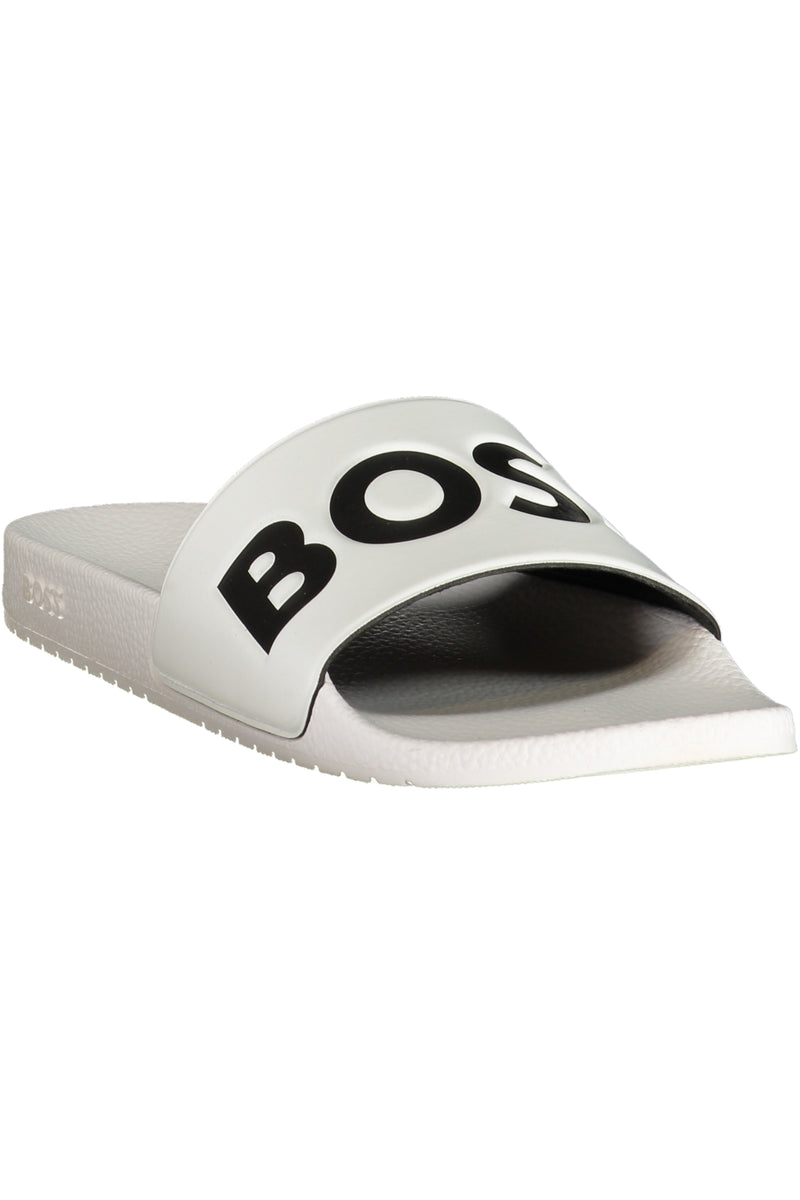 Boss Calzatura Ciabatta Uomo Bianco