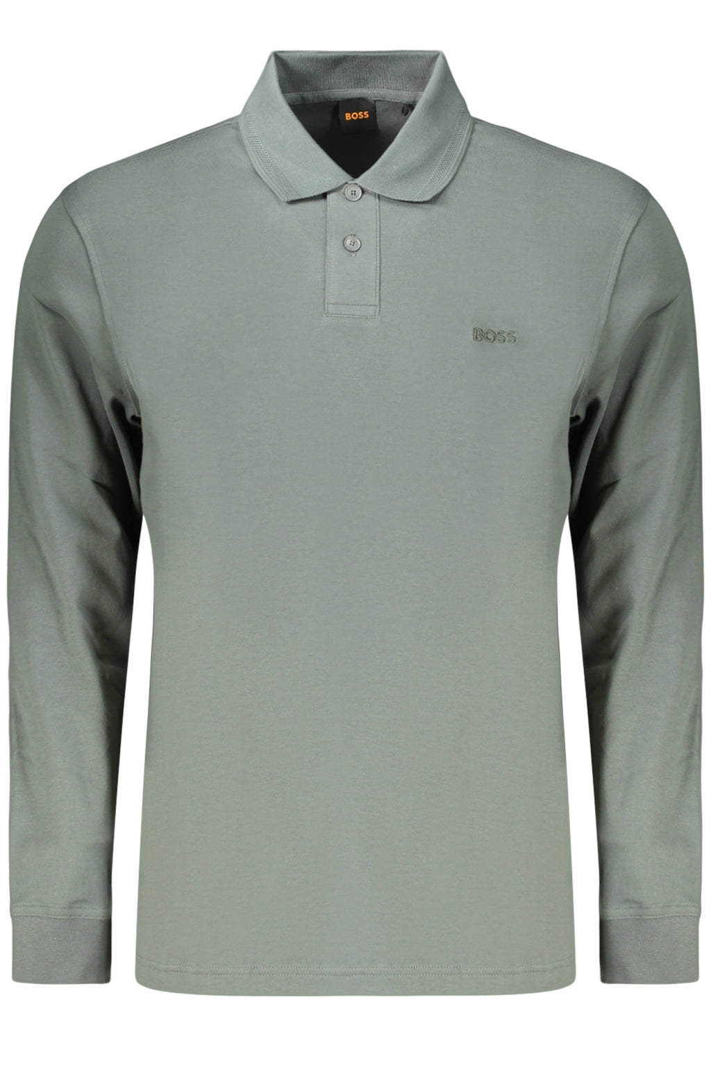 Boss Polo Maniche Lunghe Uomo Verde