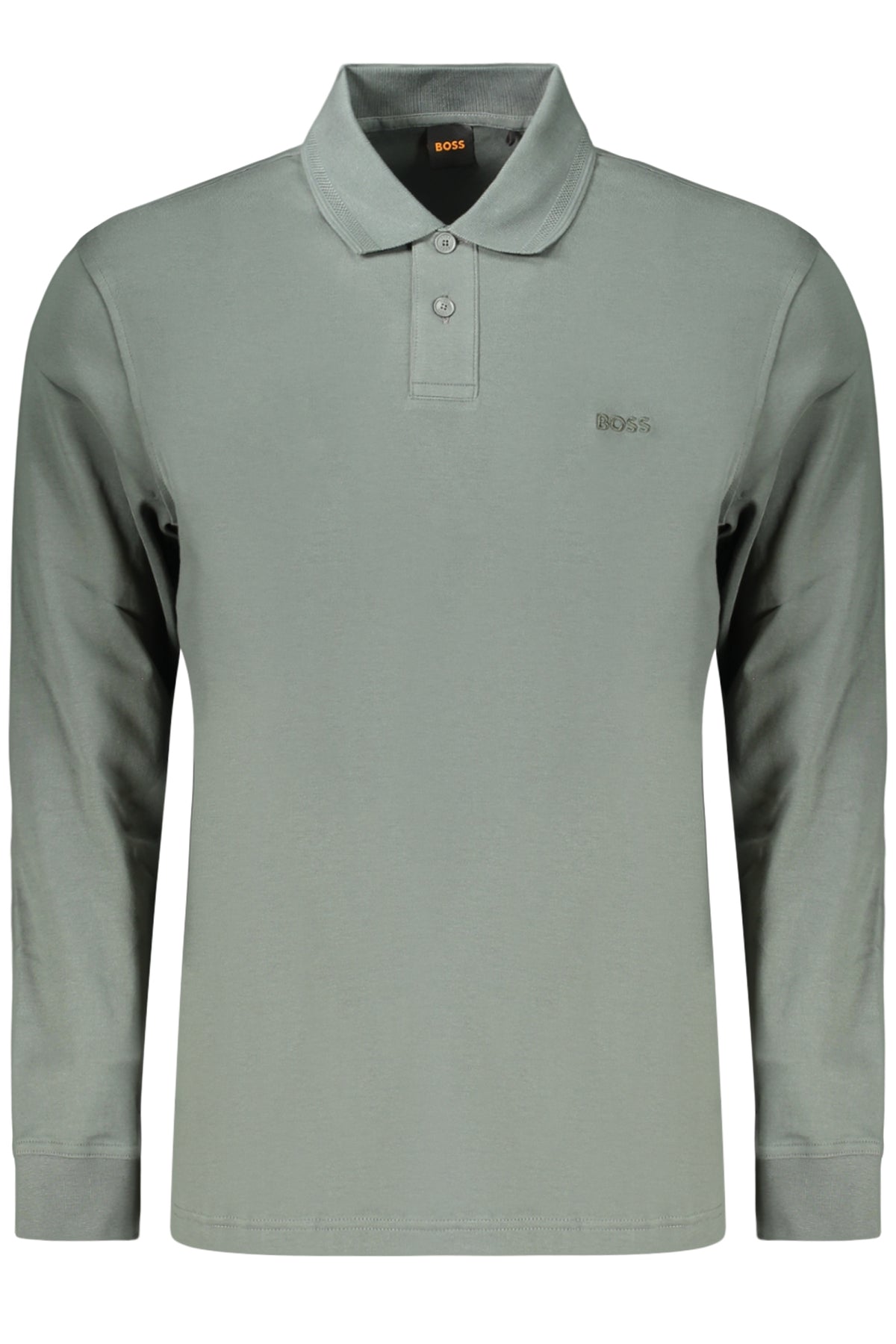 Boss Polo Maniche Lunghe Uomo Verde