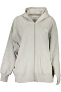Calvin Klein Felpa Con Zip Donna Grigio