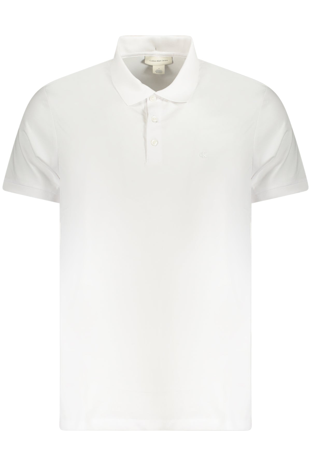 Calvin Klein Polo Maniche Corte Uomo Bianco