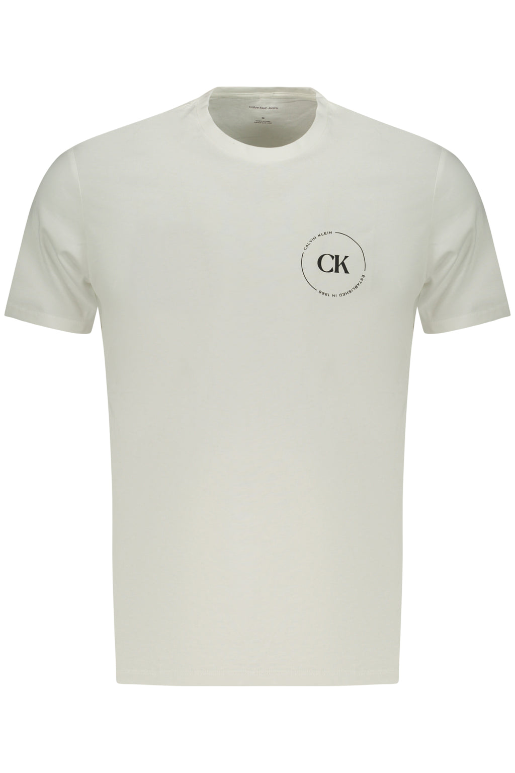 Calvin Klein T-Shirt Maniche Corte Uomo Bianco