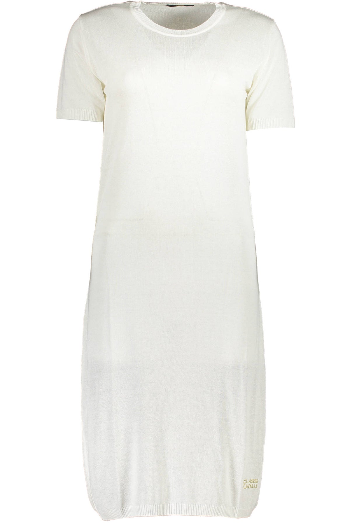 Cavalli Class Abito Corto Donna Bianco