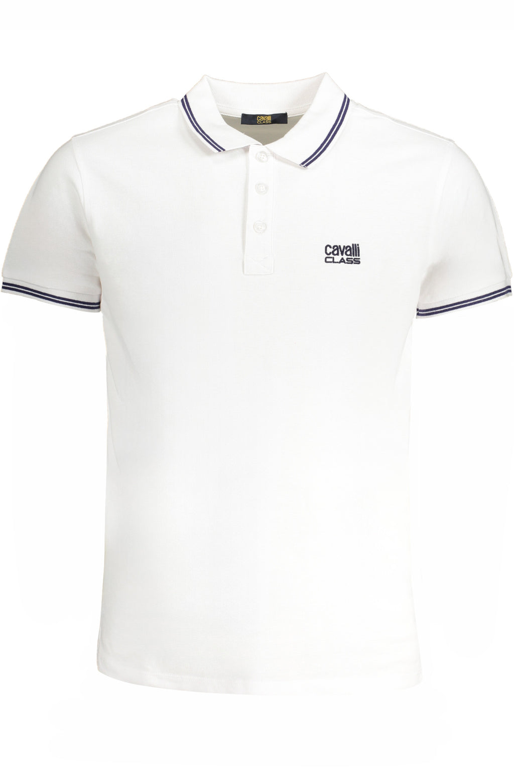 Cavalli Class Polo Maniche Corte Uomo Bianco