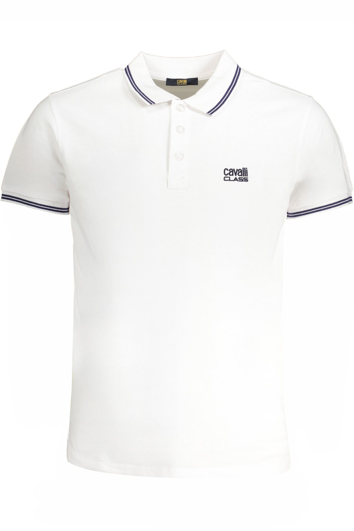 Cavalli Class Polo Maniche Corte Uomo Bianco