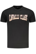 Cavalli Class T-Shirt Maniche Corte Uomo Nero