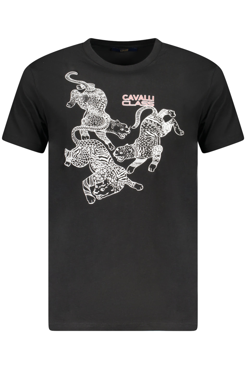Cavalli Class T-Shirt Maniche Corte Uomo Nero