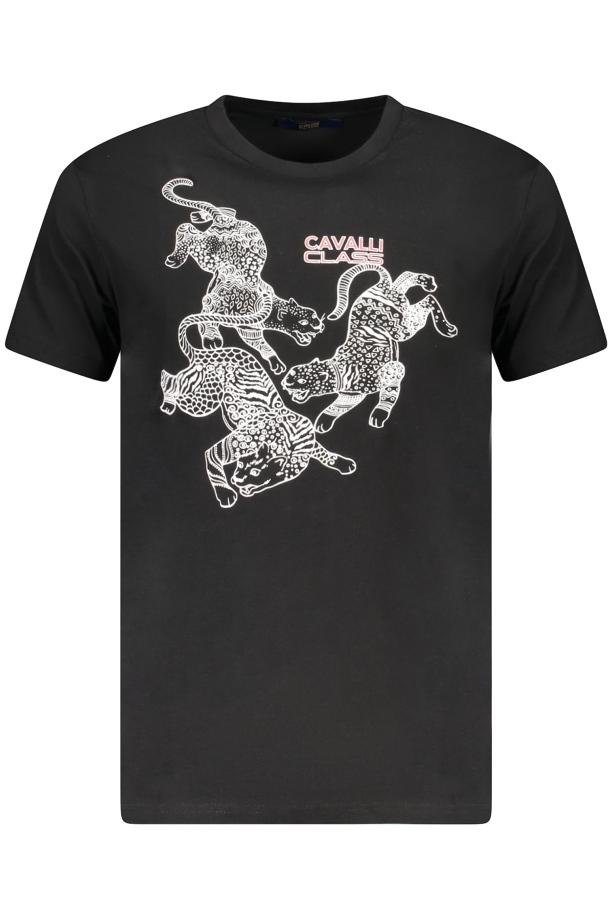 Cavalli Class T-Shirt Maniche Corte Uomo Nero