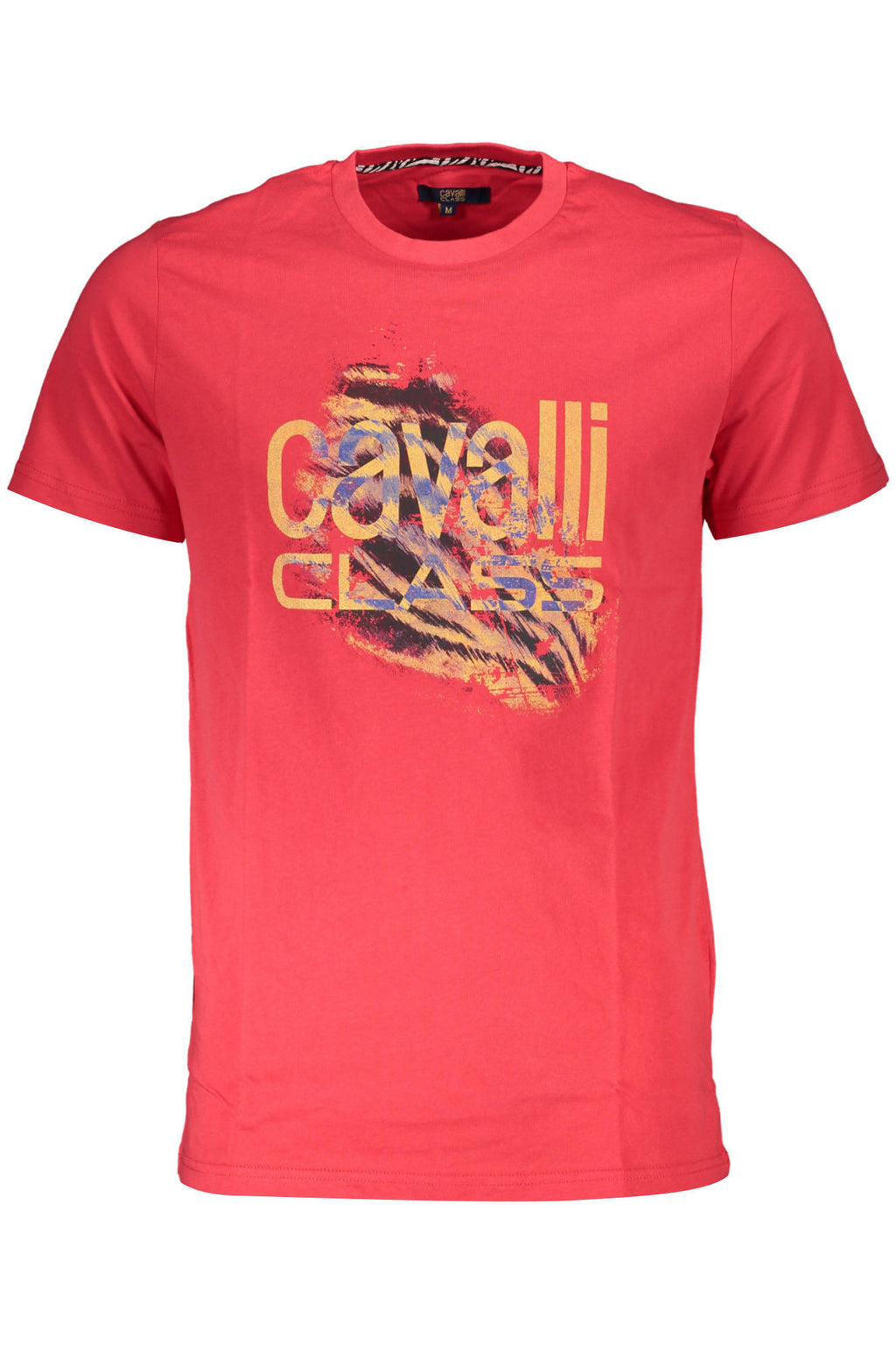 Cavalli Class T-Shirt Maniche Corte Uomo Rosso