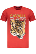 Cavalli Class T-Shirt Maniche Corte Uomo Rosso