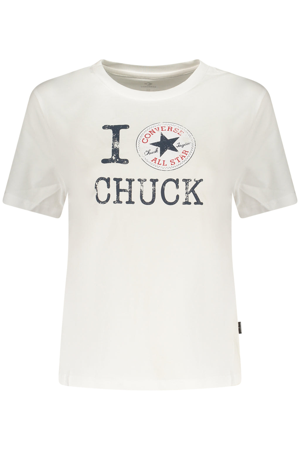 Converse T-Shirt Maniche Corte Donna Bianco