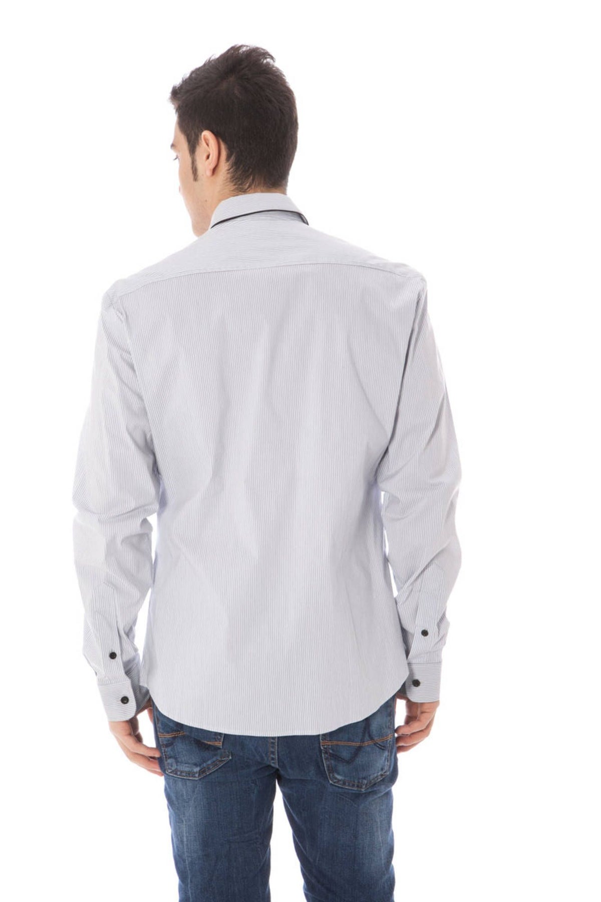 Costume National Camicia Maniche Lunghe Uomo Azzurro
