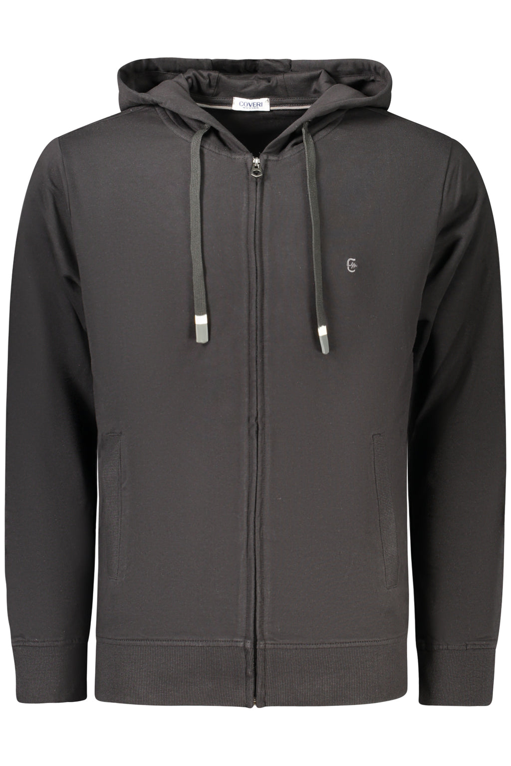 Coveri Moving Felpa Con Zip Uomo Nero