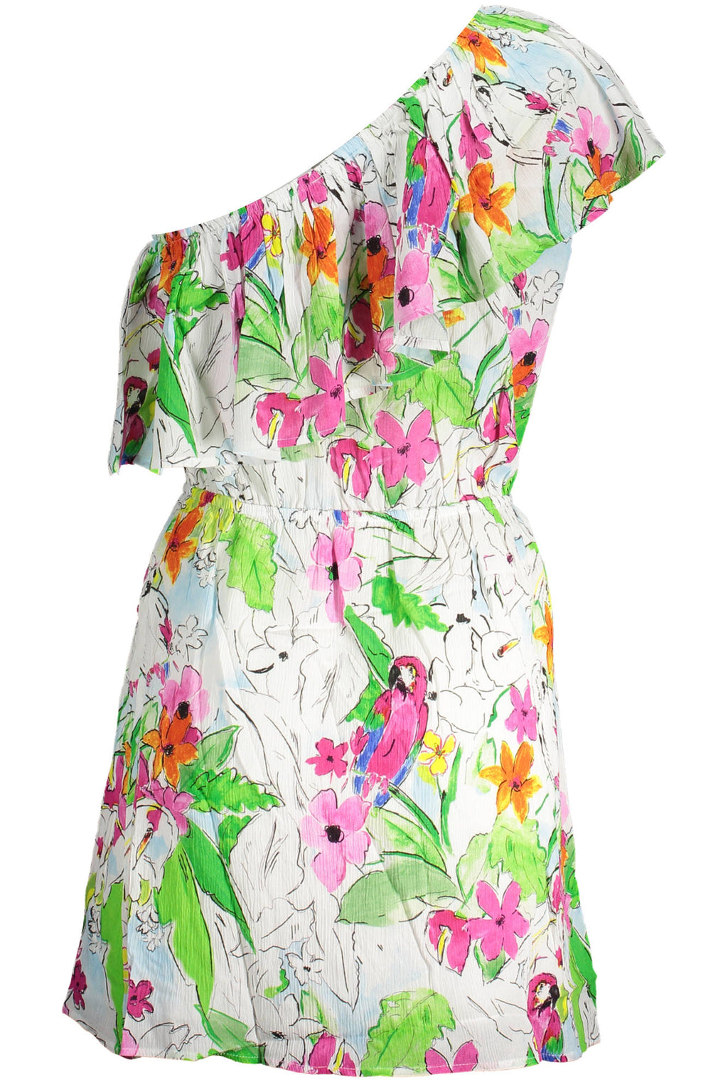 Desigual Abito Corto Donna Bianco