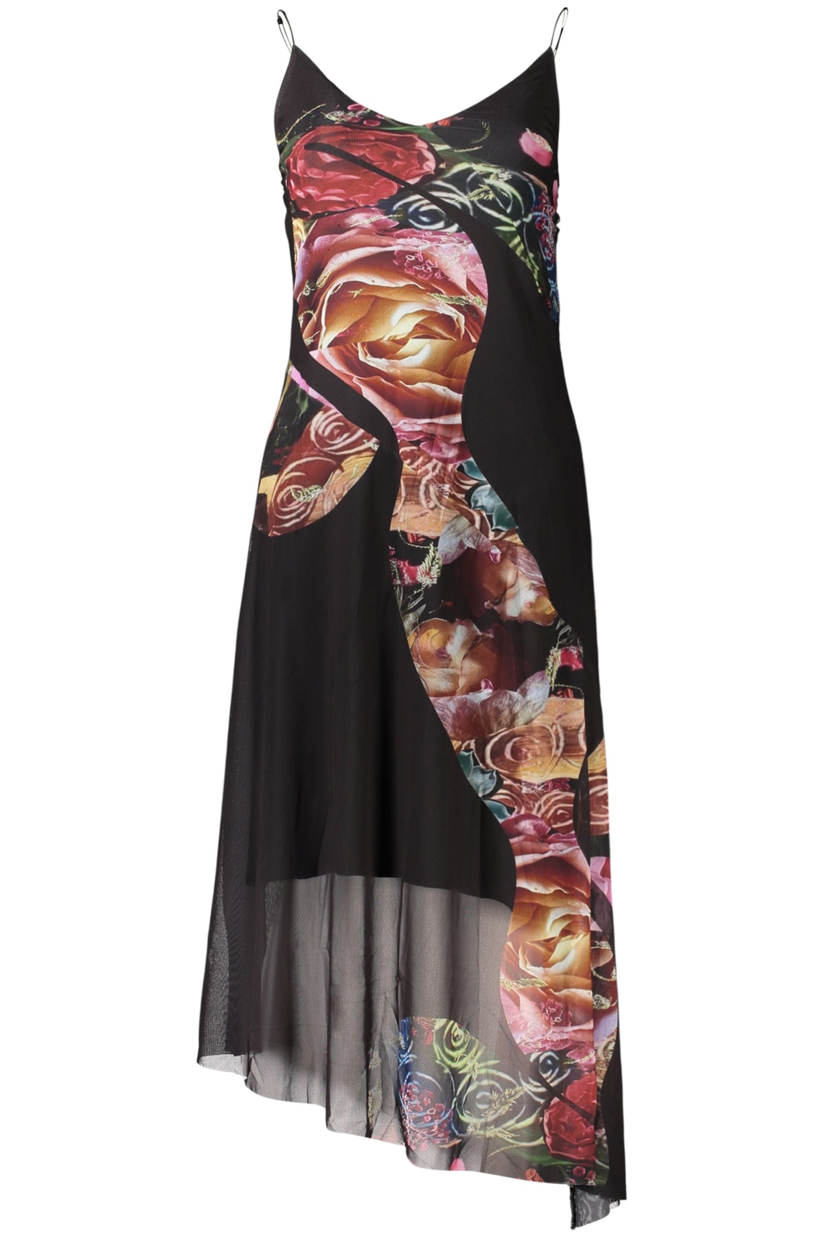 Desigual Abito Lungo Donna Nero