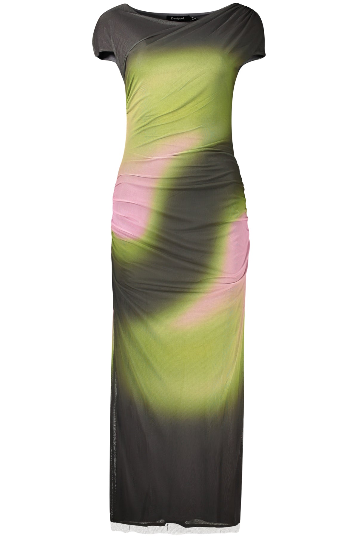 Desigual Abito Lungo Donna Verde