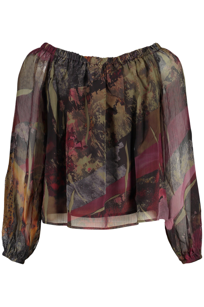 Desigual Camicia Maniche Lunghe Donna Verde