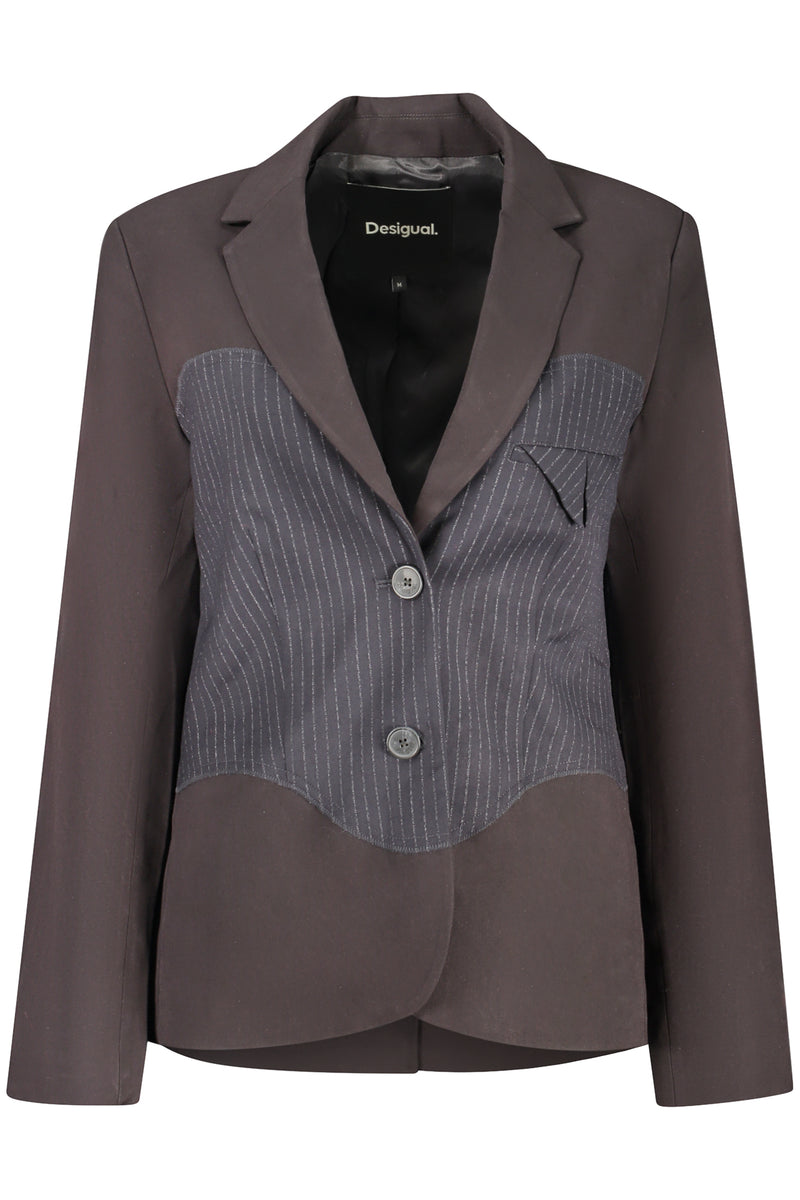 Desigual Giacca Classica Donna Nero