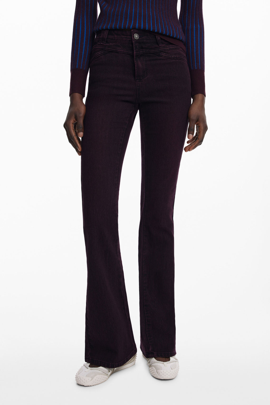 Desigual Jeans Denim Donna Viola