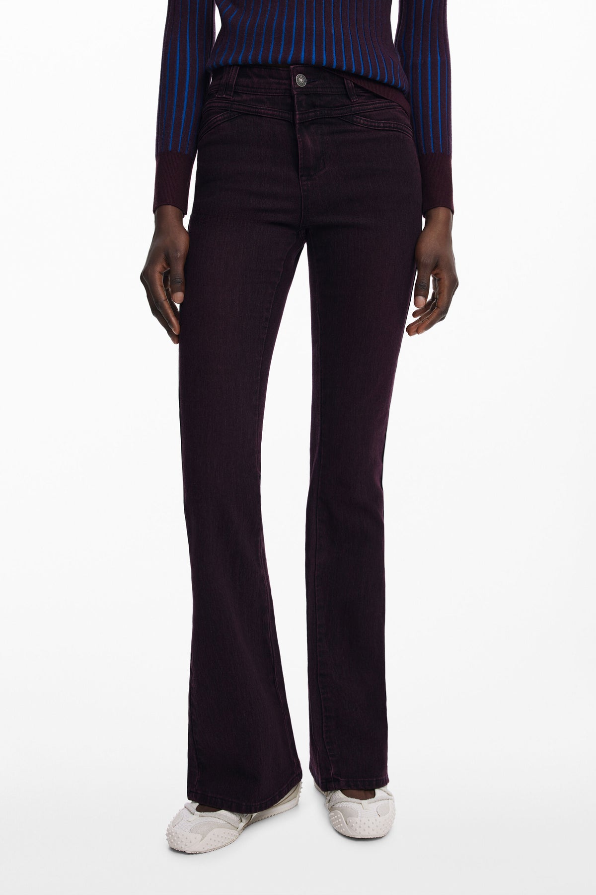 Desigual Jeans Denim Donna Viola