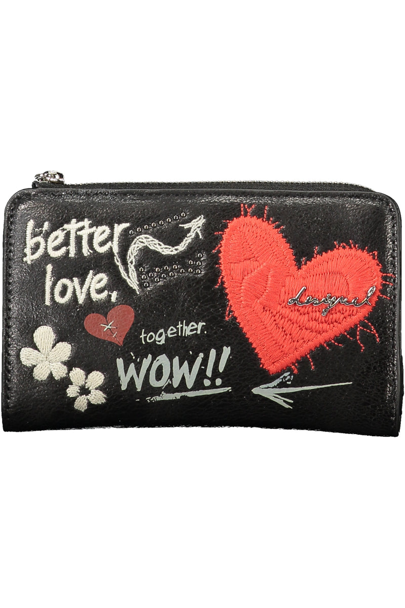 Desigual Portafoglio Donna Nero