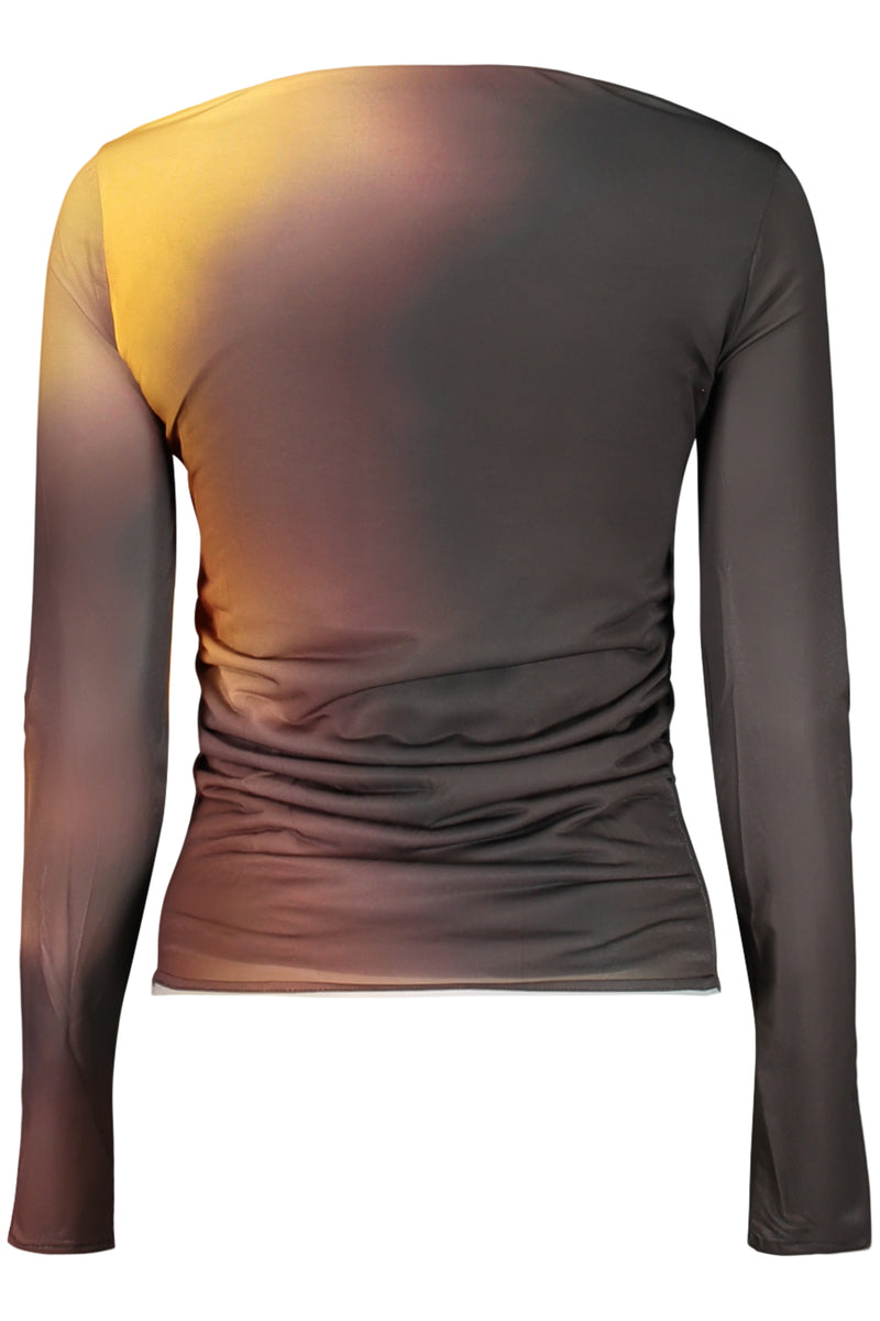Desigual T-Shirt Maniche Lunghe Donna Nero