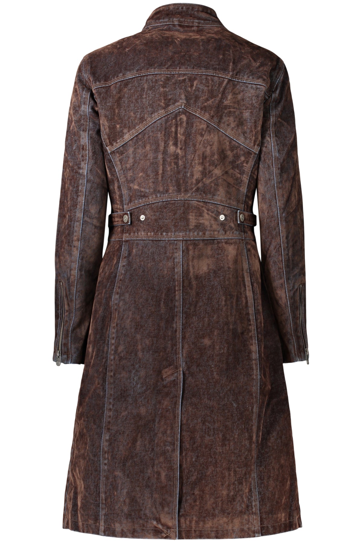 Desigual Trench Donna Marrone