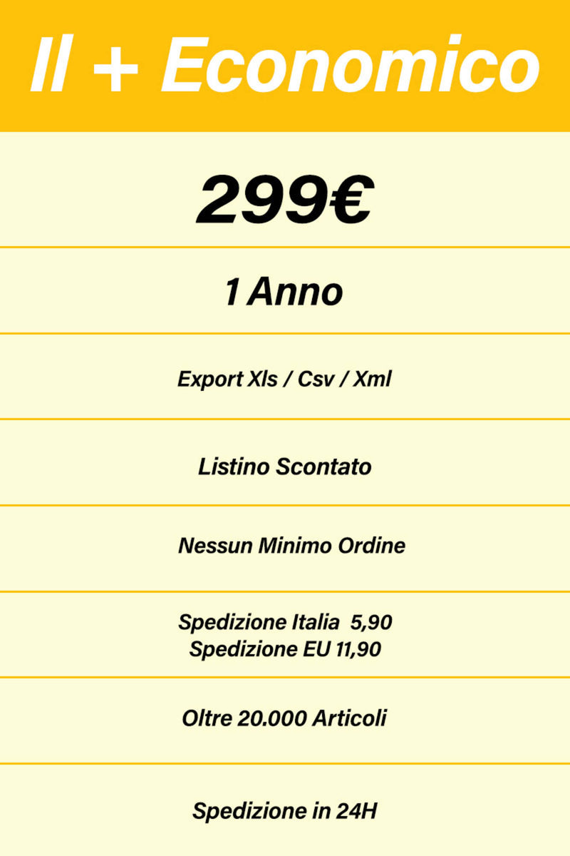 Servizio Drop Shipping 12 Mesi