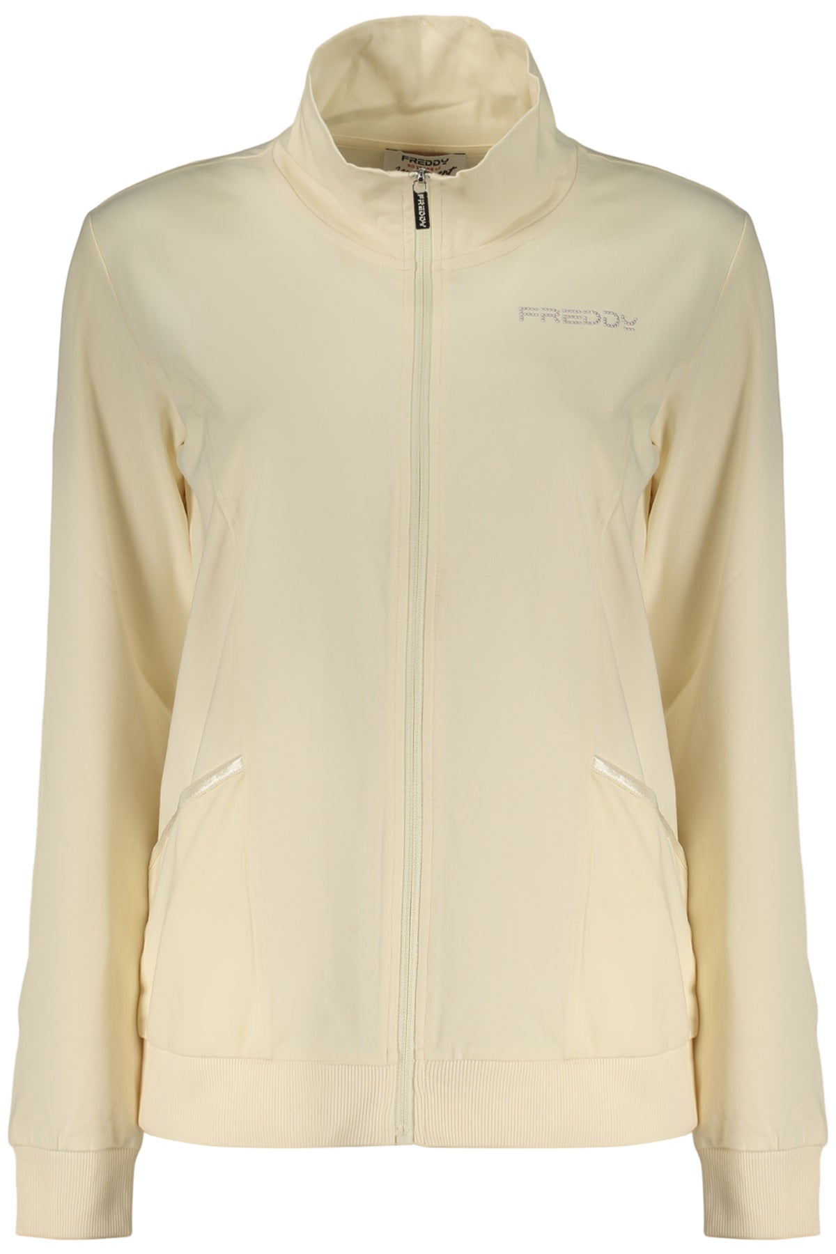 Freddy Felpa Con Zip Donna Beige
