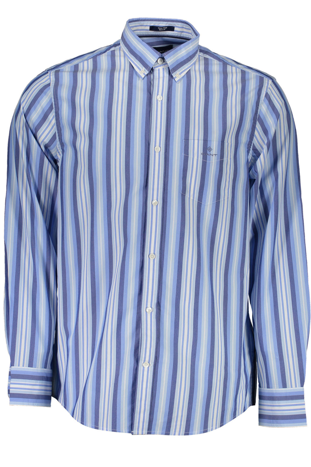 Gant Camicia Maniche Lunghe Uomo Azzurro