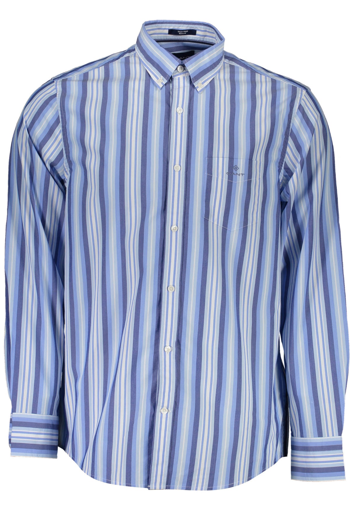 Gant Camicia Maniche Lunghe Uomo Azzurro