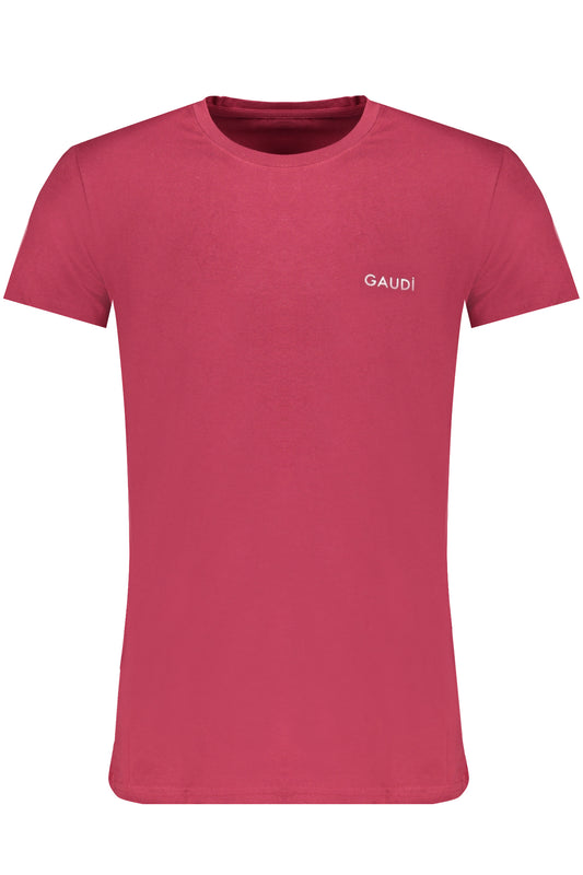 GAUD? T-SHIRT MANICHE CORTE UOMO ROSSO