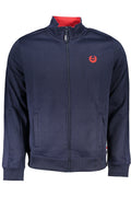 Gian Marco Venturi Felpa Con Zip Uomo Blu