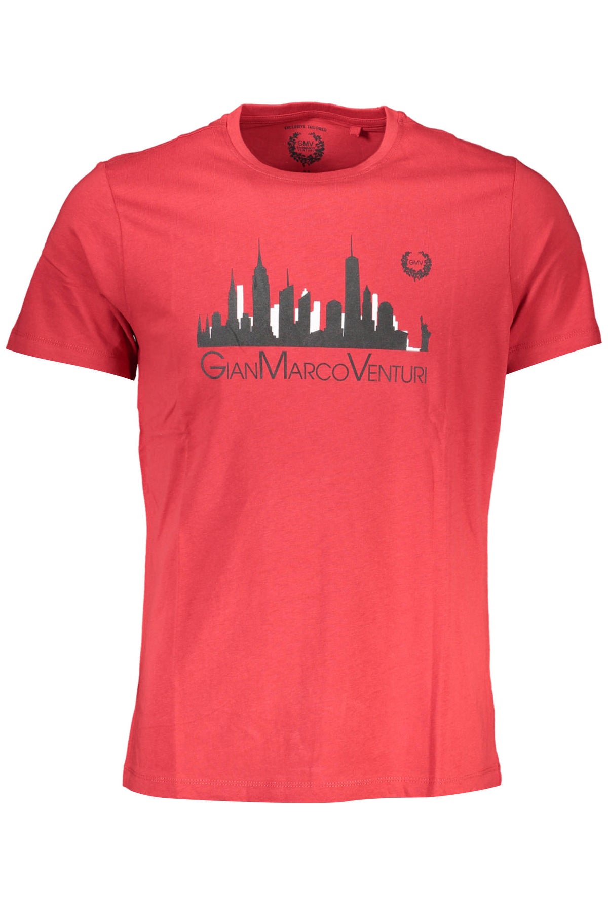 Gian Marco Venturi T-Shirt Maniche Corte Uomo Rosso