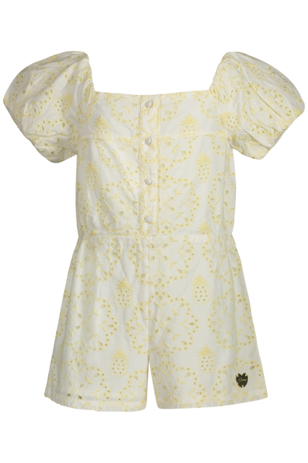 Guess Jeans Abito Corto Bambina Giallo