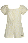 Guess Jeans Abito Corto Bambina Giallo