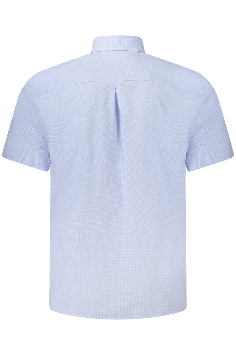 Guess Jeans Camicia Maniche Corte Uomo Azzurro